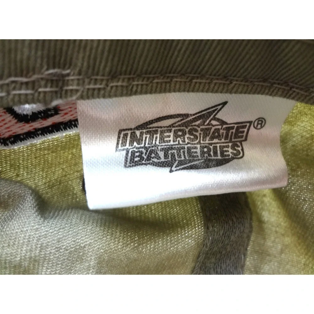 Interstate Batteries Racing Bobby Labonte 18 Mens Tan Adjustable Strapback‎ Cap